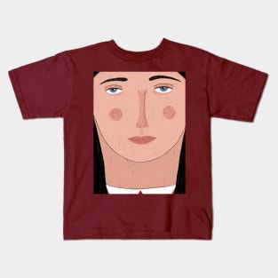 A Girl Portrait Kids T-Shirt